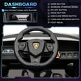thumbnail image 4 of Aosom 12V Ride on Car, Lamborghini SIAN Licensed Battery Powered Electric Car for Kids with Remote Control, Horn, Music, & Headlights, Black, 4 of 9