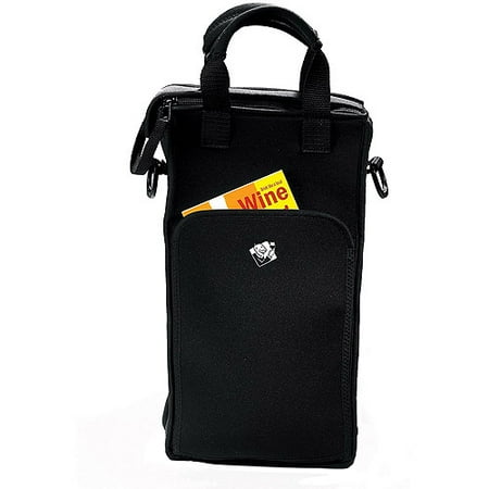 Wine Enthusiast 2-Bottle Neoprene Wine Tote Bag