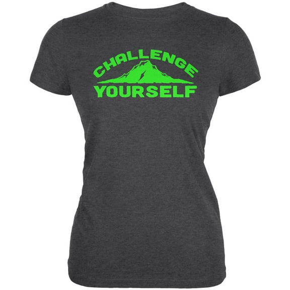 Challenge Yourself Juniors Soft T Shirt Deep Heather MD