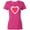 Cyber Pink, variant on Inktastic Valentine Red Heart with Dots Women's T-Shirt