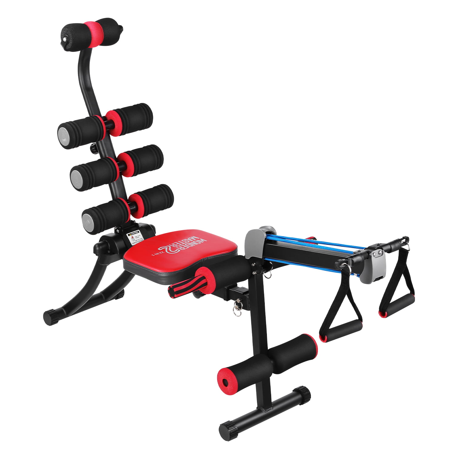 Ab Cruncher Abdominal Trainer Fitness Machine Body Shaper Gym Exercise Equipment 