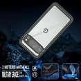 thumbnail image 4 of KOMI Ultimate Waterproof Case for Google Pixel 9/Google Pixel 9 Pro,Shockproof & Dustproof, Full Coverage with Screen Protector, Wireless Charging Compatible, Slim Design,Perfect for Outdoor Use Black, 4 of 5