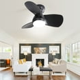 thumbnail image 5 of Sofucor Quiet Ceiling Fan with LED Light 23 inch Large Air Volume Remote Control for Children's rooms Dining Room Patio, 5 of 11