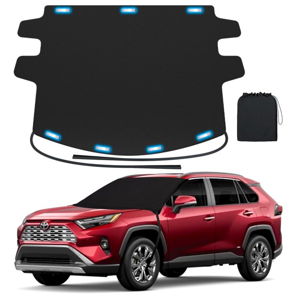 Funda de parabrisas de coche REEVAA mejorada para todo tipo de clima