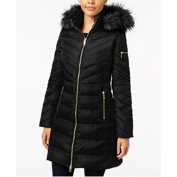 Michael Kors Michael Kors FauxFurTrim Down Puffer Coat Walmart