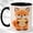 Black, variant on Cute Fox Coffee Mug, Plush Animal Mug for Kids and Women, Kawaii Fox Holding Star Design, Cozy Gift for Animal Lovers, Ceramic 11 Oz Cup