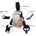 thumbnail image 5 of HELLHERO Butterfly and Sunflower Pattern Christmas Birthday Gift Adjustable Strap Shoulder Bags Vintage for Travel Daily Use, 5 of 7