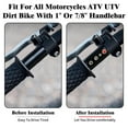 thumbnail image 4 of BTOER Motorcycle 7/8" 1" Handlebar Switch Toggle Push Button ON/OFF/ON Block, 4 of 8