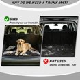 thumbnail image 4 of Qpednta Polynesian Tattoo Cargo Liner Car Trunk Mat All Weather Non-Slip 29"x39", All Weather Rear Trunk Protector Interior Accessories Universal Fit for Most Vehicles, 4 of 7