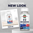 thumbnail image 2 of KAL B-12 Methylcobalamin ActivMelt 1000 mcg | Natural Raspberry Flavor | Healthy Metabolism, Energy, Nerve & Red Blood Cell Support | 90 Micro Tablets, 2 of 7