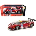 thumbnail image 1 of Ferrari 488 Challenge # 11 Candy Red con rayas blancas \ Ferrari Racing \ 1/24 Diecast Model Car de Bburago. Bburago 26308, 1 of 1