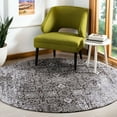 thumbnail image 2 of SAFAVIEH Classic Vintage Adelaide Abstract Area Rug, Silver/Brown, 6'7" x 9'2", 2 of 9