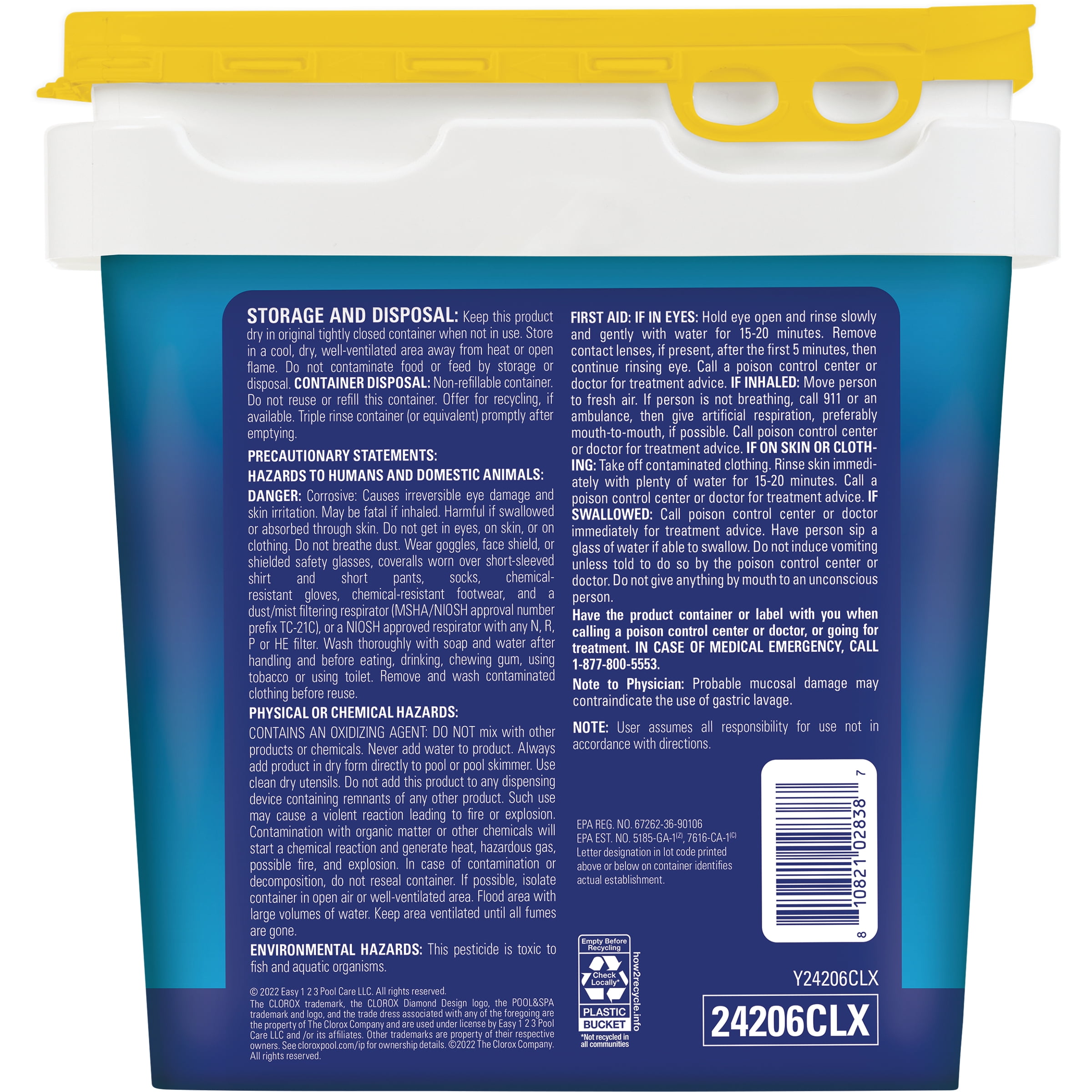 Clorox® Pool&Spa™ All-in-One® XtraBlue Chlorine Pool Chemicals Chlorinating Granules, 6 lb