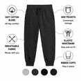 thumbnail image 5 of Lee Boys' Sweatpants - 4 Pack Basic Cozy Active Fleece Jogger Pants with Pockets (4-20), 5 of 7