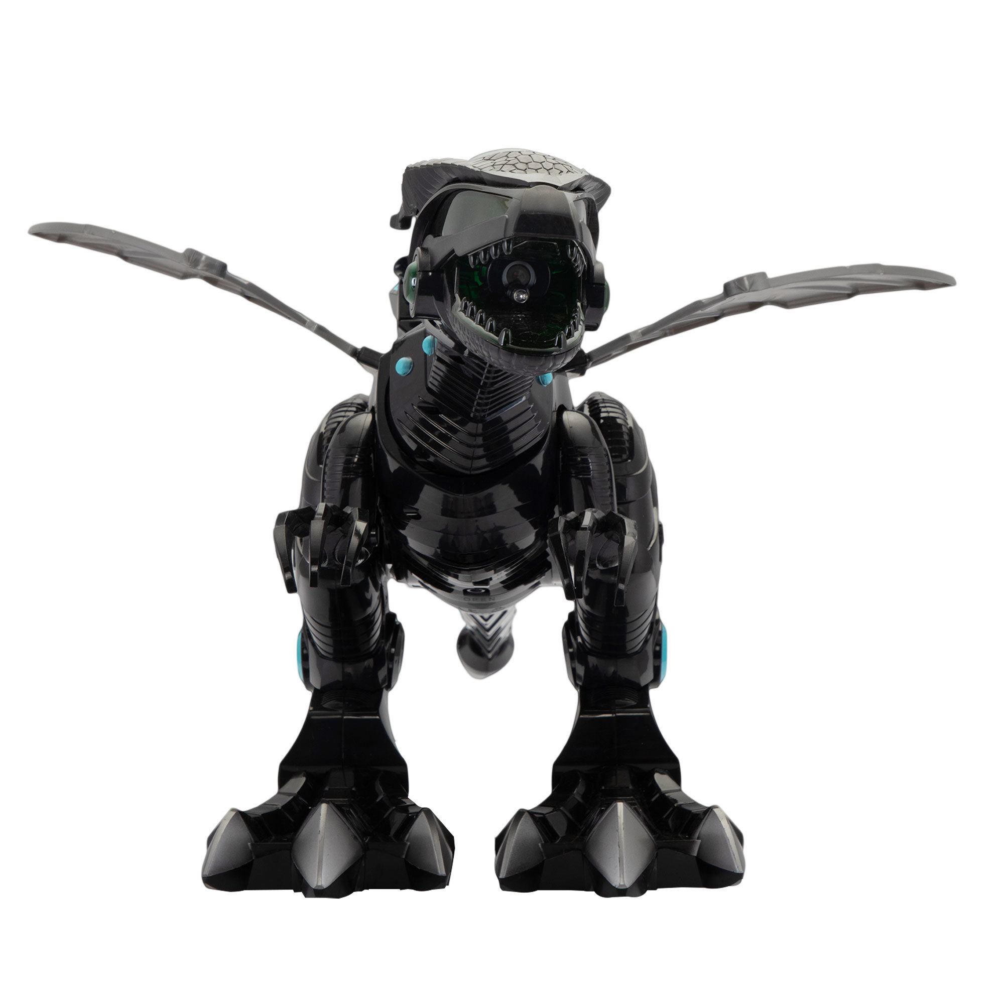 Remote Control Dinosaur Toy, Intelligent Dinosaur Robot with Spray Mist and Battle Mode for Toddler 3-6 Year Old, Black