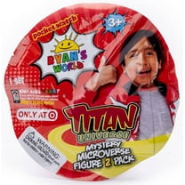 Bonkers Toys Ryan’s World Mystery Microverse Titan Universe Pack, Collectible, 9 Figures