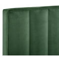 thumbnail image 3 of Upholstered Velvet Channel Headboard in Emerald (King/CalK:78.74in.Wx4.33in.Dx59.45in.H(59.54lbs.)), 3 of 3