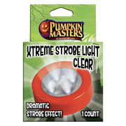 Halloween Xtreme Strobe Clear Pumpkin Light, by Pumpkin Masters, Battery Operated