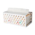 thumbnail image 1 of xinxixnxx Iron Box Napkin Paper Box Box Cover Container for Car Home Office Desktop White, 1 of 6