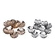 thumbnail image 4 of Qarigey 50 piezas de accesorios de Base de broche, broches de Metal para manualidades DIY, joyería, carcasa de disco de malla, accesorios para Type3 NO3, 4 of 6