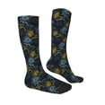 thumbnail image 3 of Picia Women Crew Soft Moisture-wicking Socks Sunflowers Pattern Design Cotton Socks, One Size fit All, 3 of 9