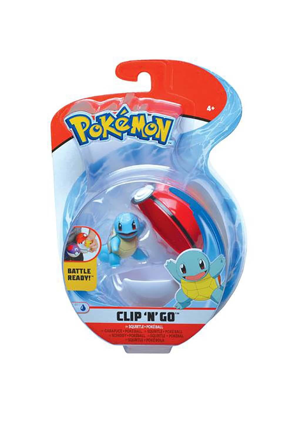 Pokemon Clip/'N/'Go Squirtle /& Poke Ball