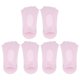 thumbnail image 1 of Unique Bargains 3 pares de calcetines de yoga calcetines de cinco dedos antideslizantes rosa claro, 1 of 7