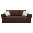 thumbnail image 1 of Sofa El Bazar Store Miami Lino Chocolate 3 plazas, Modular, Moderno, Sala, 1 of 4