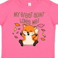thumbnail image 4 of Inktastic My Great Aunt Loves Me- Cute Baby Fox Boys or Girls Toddler T-Shirt, 4 of 5