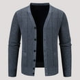 thumbnail image 2 of purcolt Men's Cable Knit Cardigan Sweaters V Neck Casual Button Down Sweaters Long Sleeve Fall Outwear with Pockets, 2 of 9