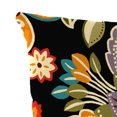 thumbnail image 6 of Jordan Manufacturing 12" x 18" Telfair Midnight Multicolor Paisley Rectangular Outdoor Lumbar Throw Pillow (2 Pack), 6 of 12