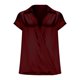thumbnail image 5 of TaTaai 2026 Spring Women’s Lapel Satin Tee Short Sleeve Loose Blouse Casual Solid Color Fashion Top Elegant Polyester Office Daily Shirt Gift, 5 of 9