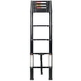 thumbnail image 3 of Step Ladder 12.5FT Telescopic Ladder Aluminum Ladder with Non-Slip Feet, Slow Down Safety Function Portable Extension Ladder for Household and Outdoor Working, 330lb Capacity Black,Aluminum Ladder, 3 of 17