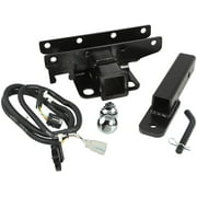 Rugged Ridge by RealTruck Trailer Hitch Kit for Wrangler JK | 2" Ball, Rated to Tow 2,000-Lbs | 11580.54 | Compatible with 2007-2018 Jeep Wrangler JK