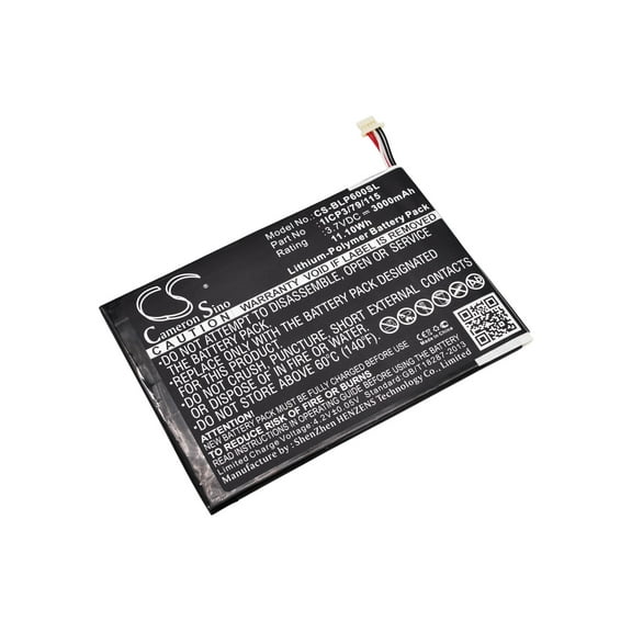 Battery for BLU P60W TouchBook 7.0 Pro 1ICP3/79/115 Tablet CS-BLP600SL 3000mAh