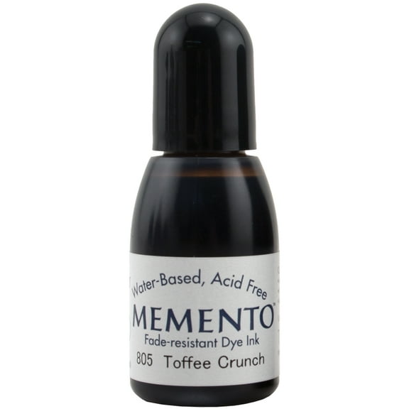 Memento Dye Ink Refill .5oz-Toffee Crunch