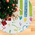 thumbnail image 3 of FMSHPON Christmas Birthday Cake Ribbons Xmas Christmas Tree Skirt Stand Mat for Holiday Party Decoration Indoor Outdoor 36 inches, 3 of 6