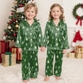 thumbnail image 5 of UAYOTSE Kids Pajamas Set Long Sleeve Button Down Sleepwear Girls Boys Set 2 Pcs Loungewear for 6 15 Years,Sizes 9-10 Years, 5 of 6