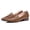 Brown, variant on Fnooota Womens Slip On Flats, Pointy Toe Non-slip PU Soft Sole Comfortable Dress Shoes Black Size 6