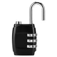 thumbnail image 4 of Candado de seguridad Jadeshay codificado combinación de dígitos color Negro, 4 of 8