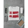 thumbnail image 3 of Denmark Flag Paintbrush Tee Men's -Image by Shutterstock, 3 of 4