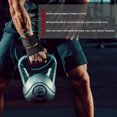 thumbnail image 5 of Guantes de entrenamiento ventilados con muñequeras integradas y acolchado de silicona antideslizante en la palma para hombres y mujeres, gimnasio, fitness, entrenamiento cruzado, levantamiento de pes, 5 of 5