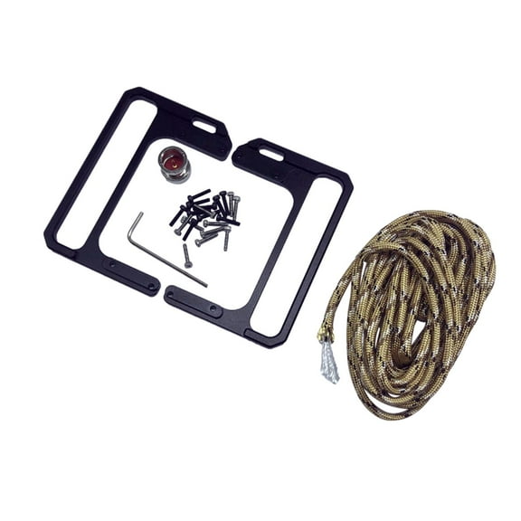 Aluminum Alloy Mobile Radio Mount Holder Accessories Surface Anodic Oxidation Bumps Easy to Install Side Bracket for x6100 Mobile Radio