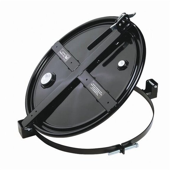 Pig Drum Lid, Black, Steel, 23.25 in L DRM1065-BK