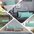thumbnail image 6 of Turquoise Moroccan Body Pillow Covers 20"x54", Morocco Boho Ethnic Abstract Geometric Soft Brushed Microfiber Breathable Throw Pillow Covers, Pillowcase with Zipper for Couch Sofa Bedroom Living Room, 6 of 9