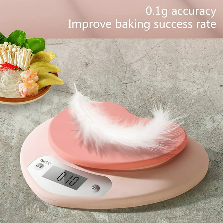 1pc 5000g-1g Kitchen Scale, Digital Food Scale with LCD Display, Precise  Weight Measuring for Baking Cooking