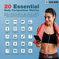 thumbnail image 2 of Bisonbody Smart Digital Body Bathroom Scale – Detects 20 Body Composition Metrics Including Weight, BMI, Body Fat, and more – Smartphone App Support – Support 24 Users – Digital Family Scale Bluetooth, 2 of 5