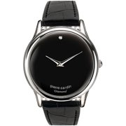 Pierre Cardin Ladies Diamond Dial Watch with Silvertone Case