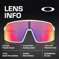 thumbnail image 4 of Oakley OO9462 Sutro S Rectangle Shaped Non-Polarized Sunglasses for Men - Includes Official Eyewear Kit - Matte White Frame with Prizm Road Lens, 4 of 7