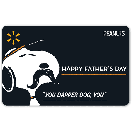 Snoopy Happy Father Day Gift Card